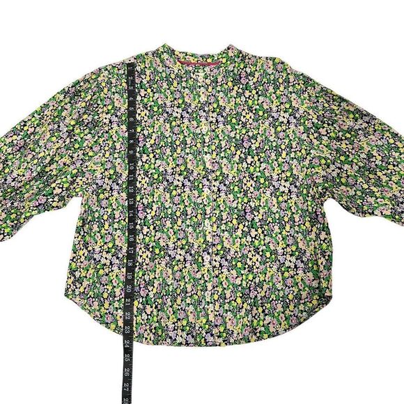 Maeve* By Anthropologie Small Multi-Color Floral Print women’s Long-Sleeve Blous - Picture 8 of 13